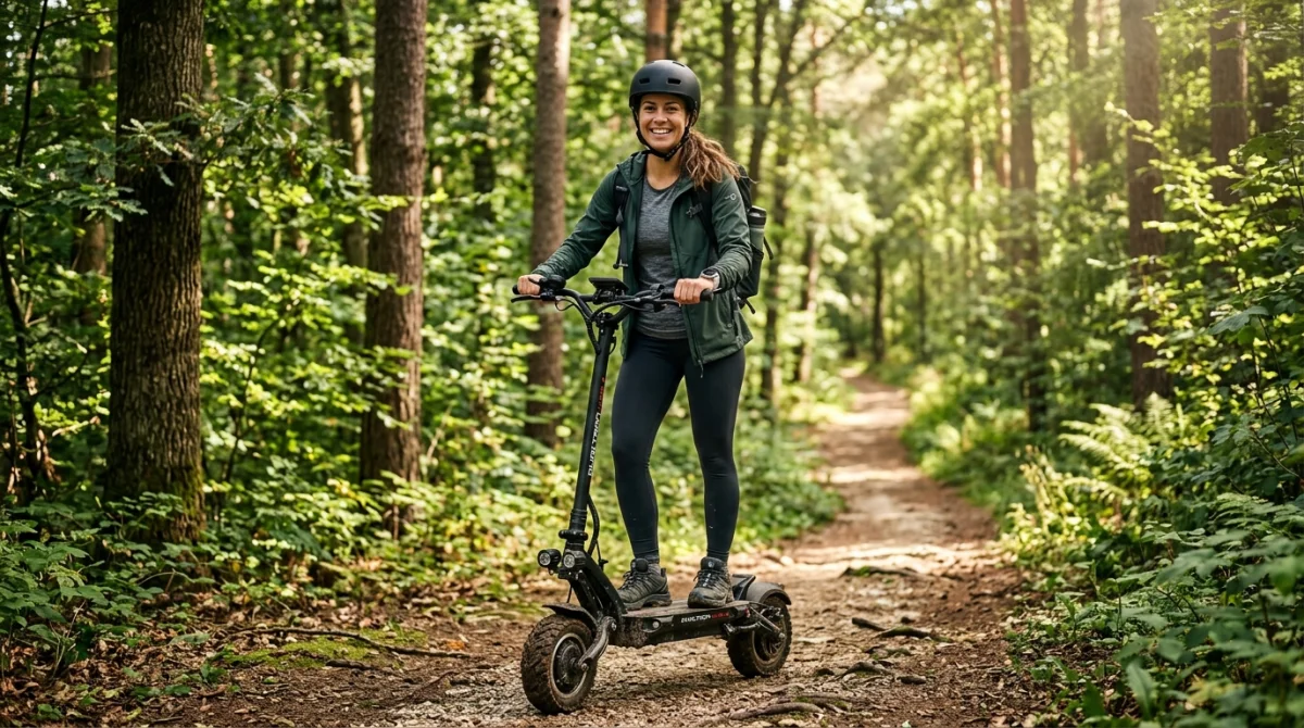 Découvrir la nature sans effort en e trottinette