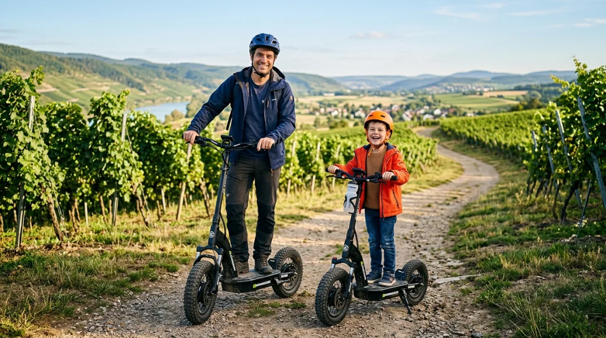 Découvrir la nature sans effort en e trottinette