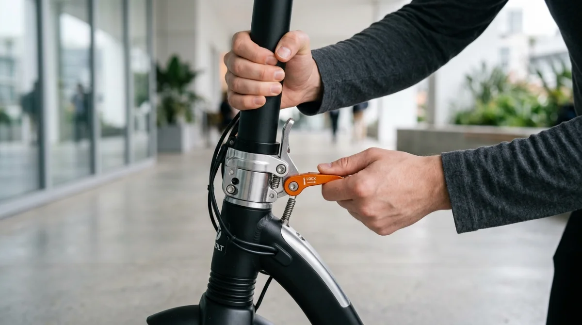comment plier une trottinette électrique