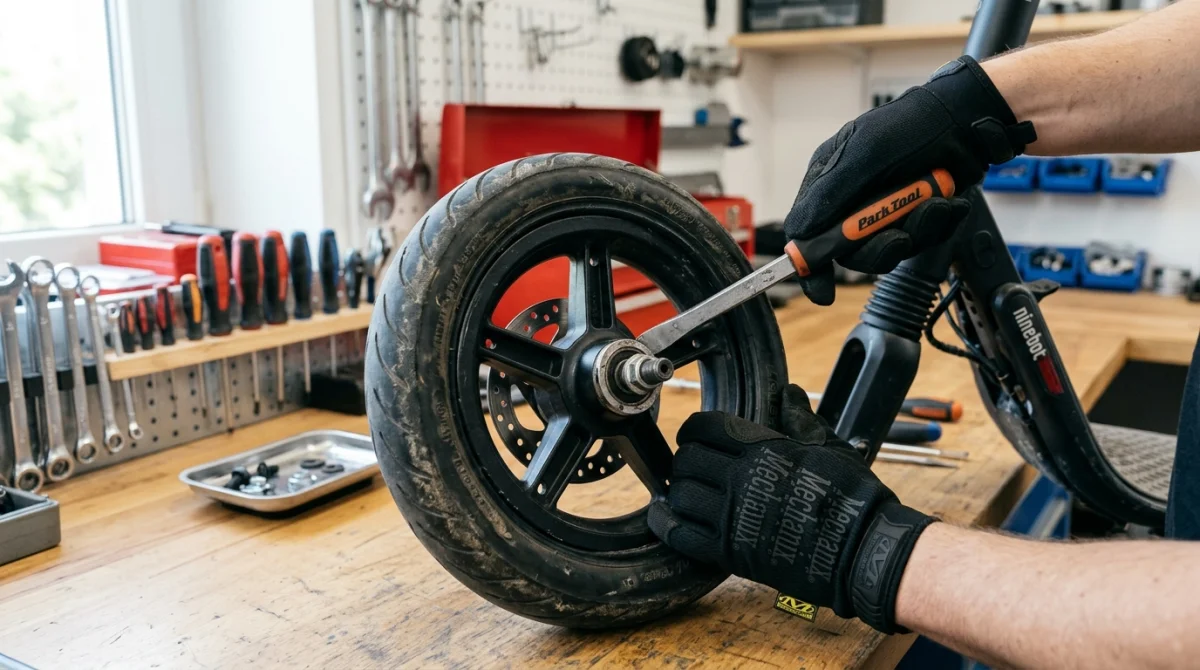 comment changer un pneu de trottinette électrique