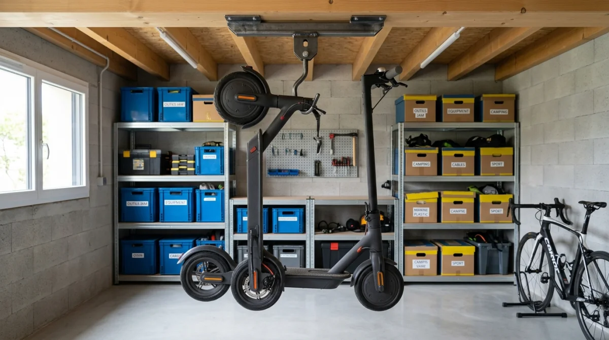 comment ranger trottinette garage