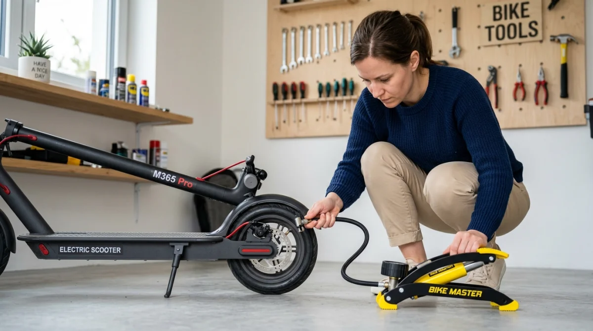 comment gonfler un pneu de trottinette électrique