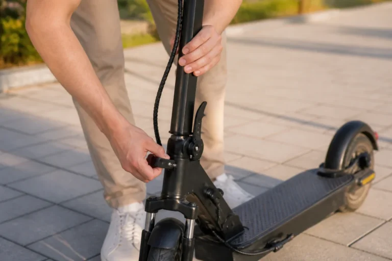 Comment plier une trottinette Ninebot F2