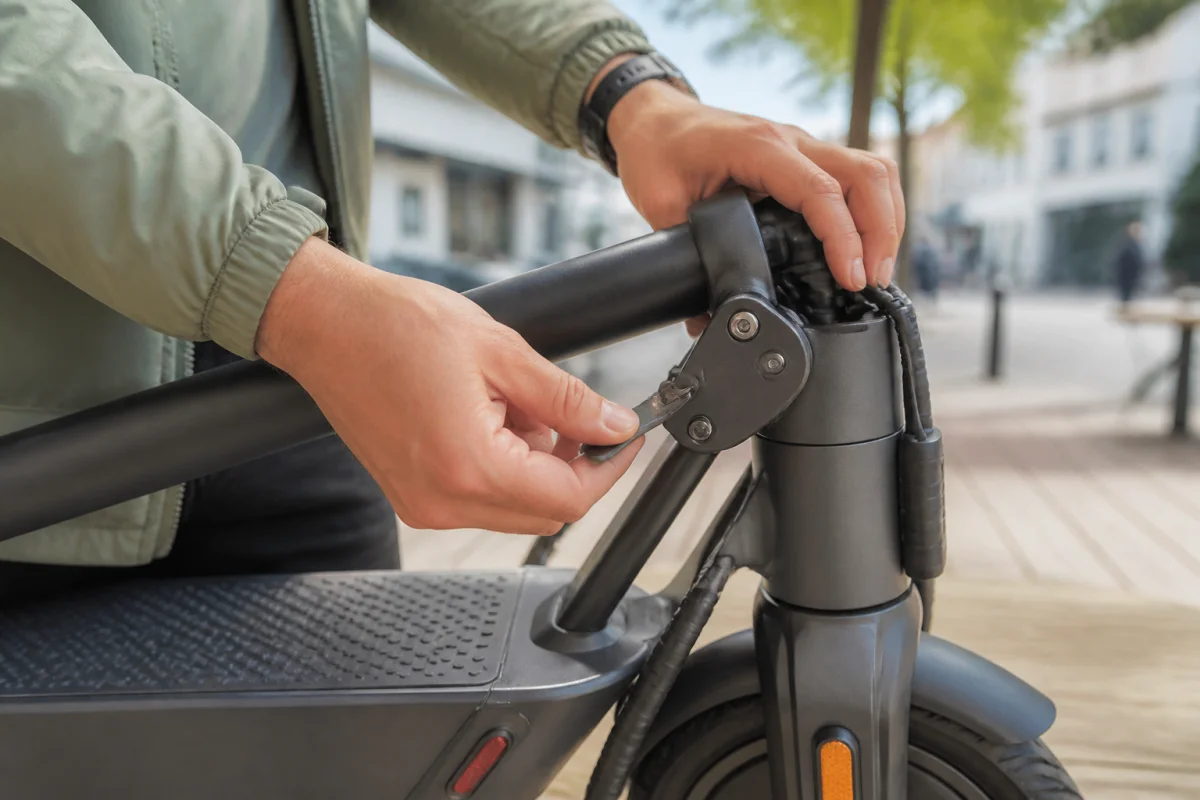 Comment plier une trottinette Ninebot F2